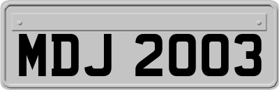 MDJ2003