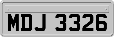 MDJ3326