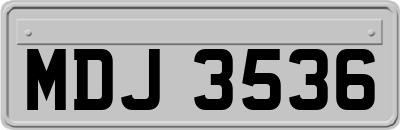 MDJ3536