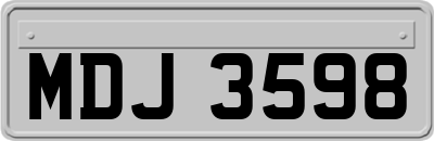 MDJ3598