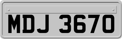 MDJ3670