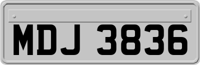 MDJ3836