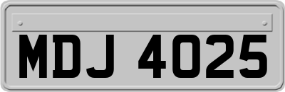 MDJ4025