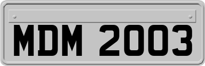 MDM2003