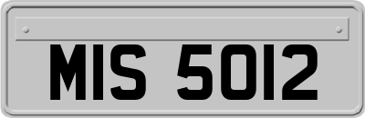 MIS5012