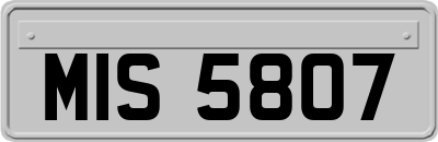 MIS5807