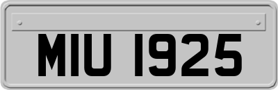 MIU1925