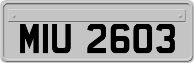 MIU2603