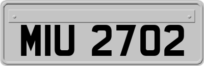 MIU2702