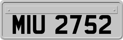 MIU2752