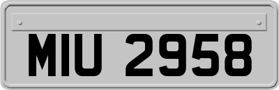 MIU2958