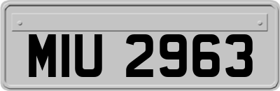 MIU2963