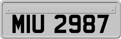 MIU2987