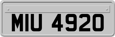 MIU4920