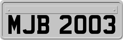 MJB2003