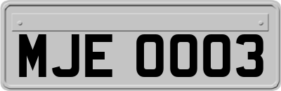 MJE0003