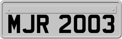 MJR2003
