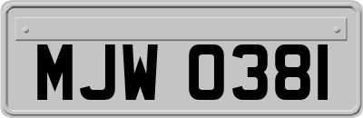 MJW0381