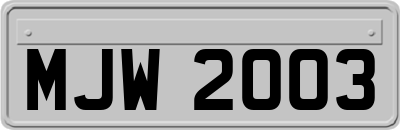 MJW2003