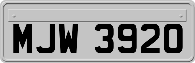 MJW3920
