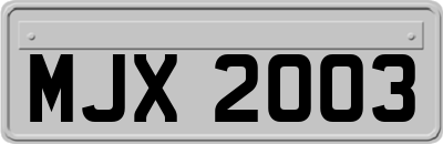 MJX2003
