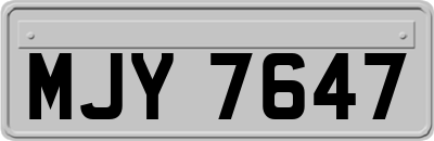 MJY7647