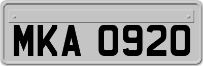 MKA0920