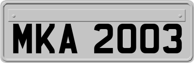 MKA2003