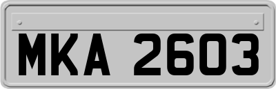 MKA2603