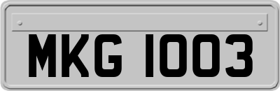 MKG1003