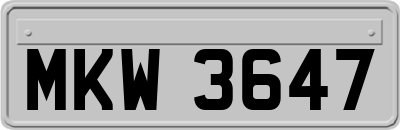 MKW3647