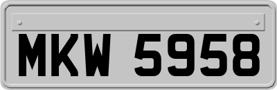MKW5958