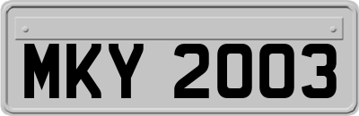 MKY2003