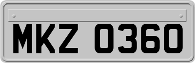 MKZ0360