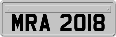 MRA2018