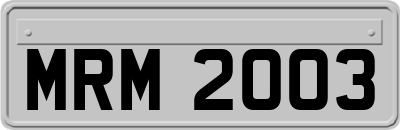 MRM2003
