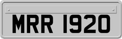 MRR1920