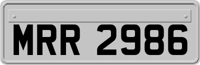 MRR2986