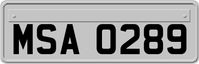 MSA0289