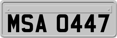 MSA0447