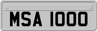 MSA1000