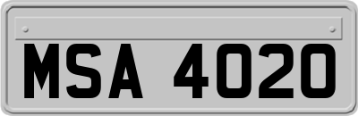 MSA4020