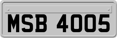 MSB4005