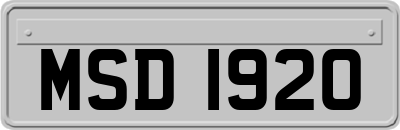 MSD1920