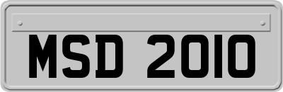MSD2010