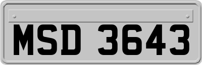 MSD3643