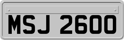 MSJ2600