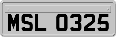 MSL0325