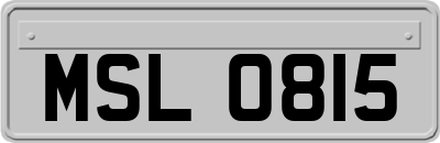 MSL0815