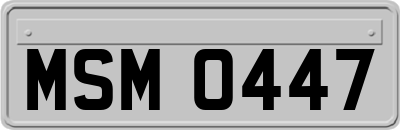 MSM0447